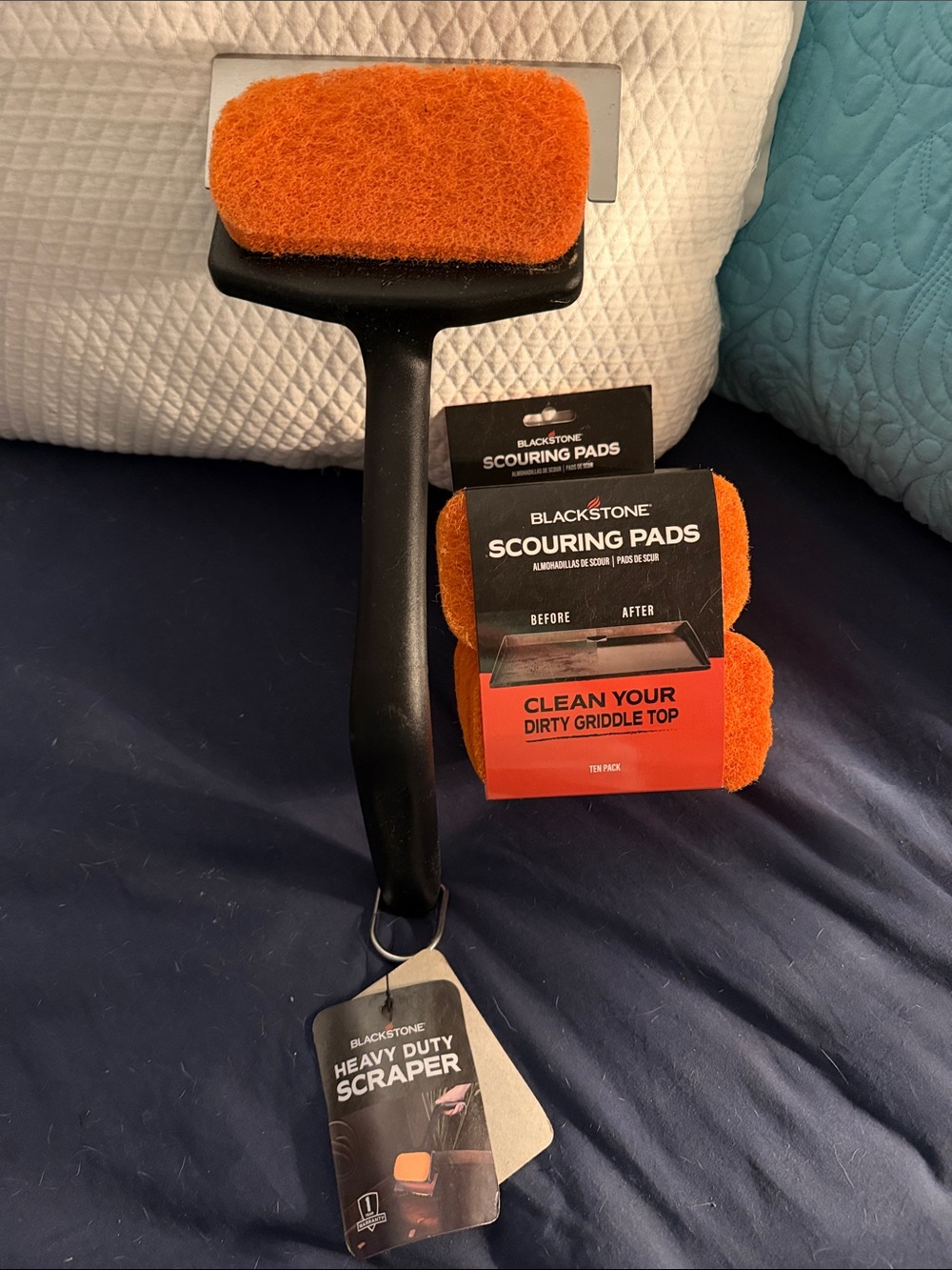 Blackstone Culinary Heavy Duty Griddle Scraper & Scouring Pads